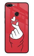 Korean Love Sign Honor 9N Glass Case