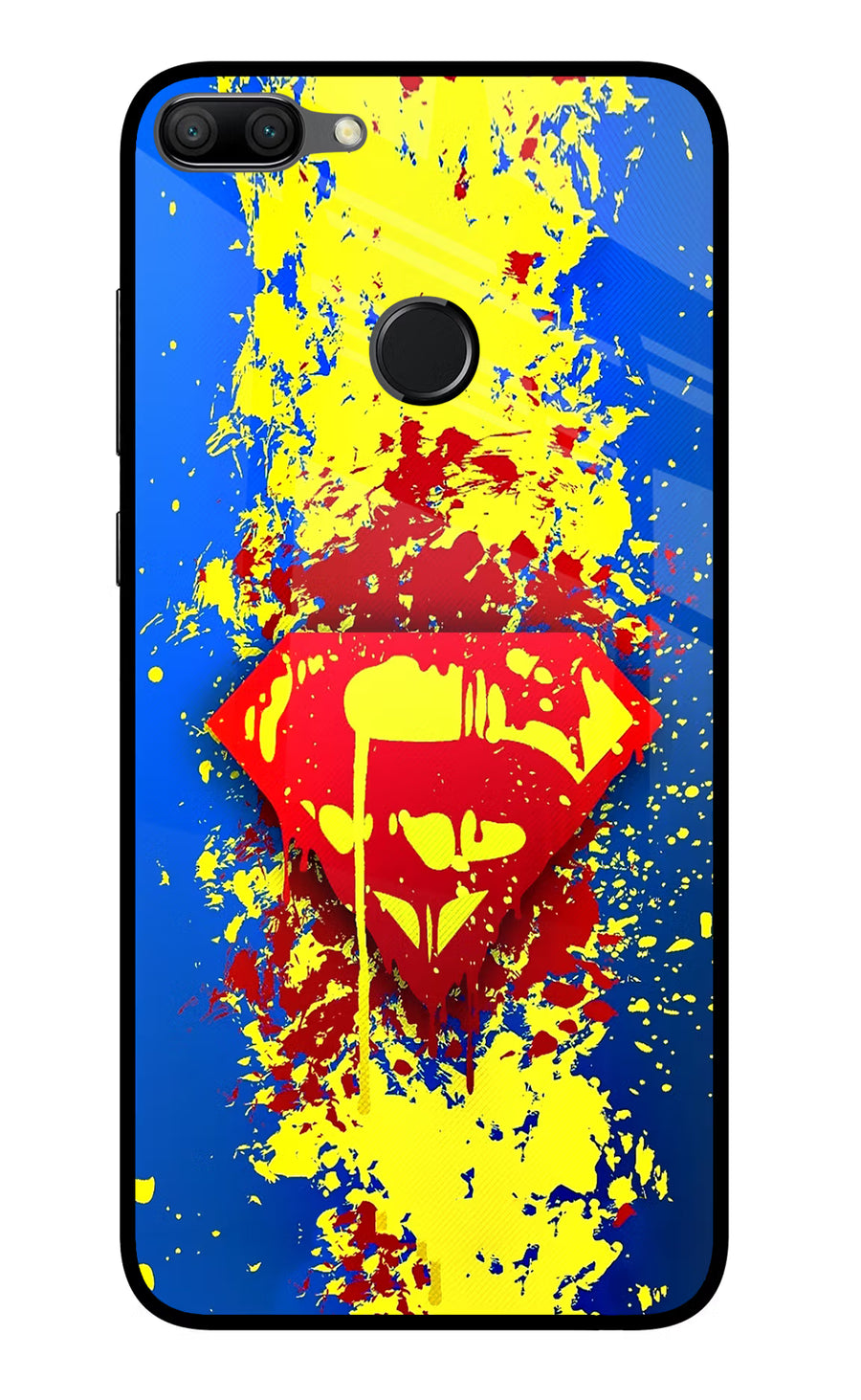 Superman logo Honor 9N Back Cover, Glass case