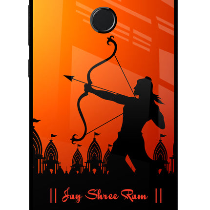 Lord Ram - 4 Honor 9N Glass Case Back Cover by Casekaro