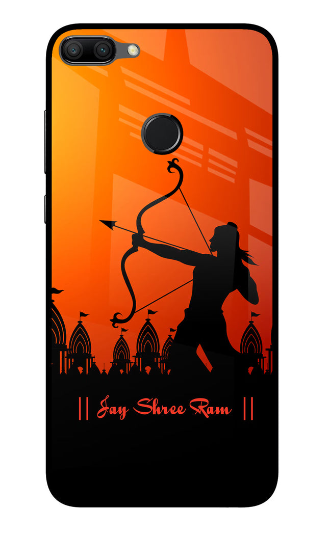 Lord Ram - 4 Honor 9N Glass Case Back Cover by Casekaro