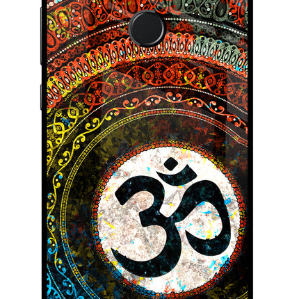 Om Cultural Honor 9N Glass Case Back Cover by Casekaro