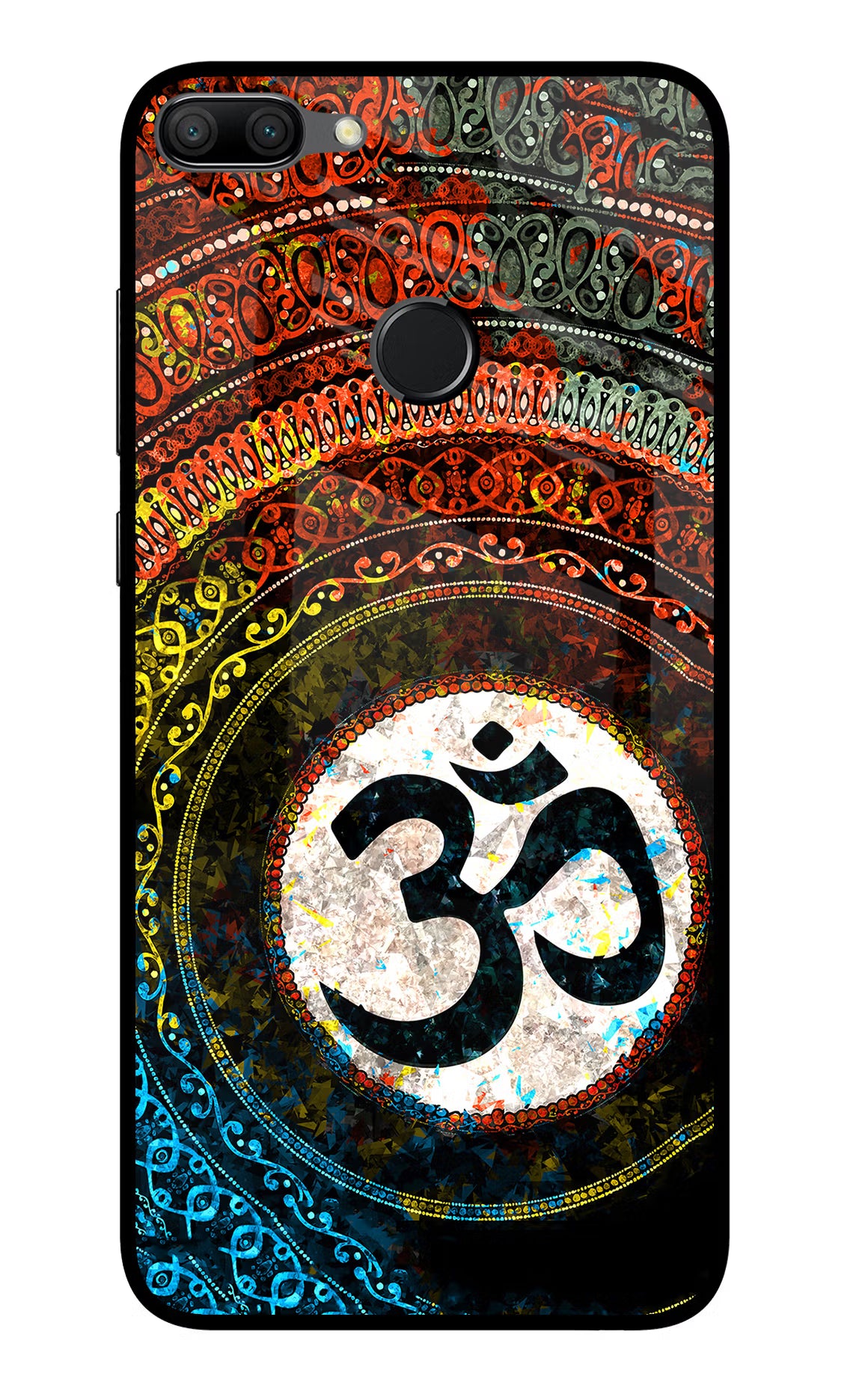 Om Cultural Honor 9N Glass Case Back Cover by Casekaro