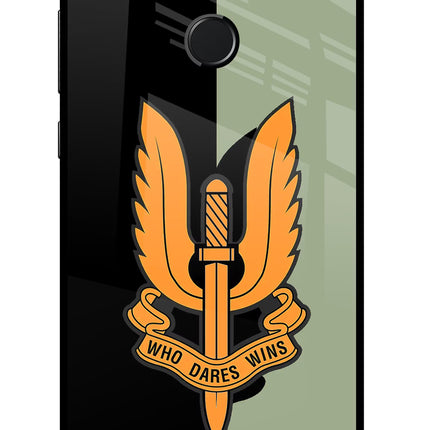 Balidan Logo Honor 9N Glass Case Back Cover by Casekaro