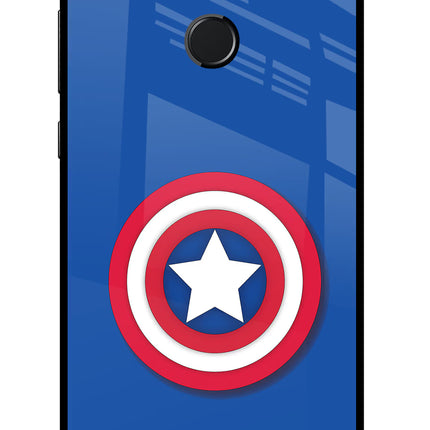Shield Honor 9N Glass Case Back Cover by Casekaro