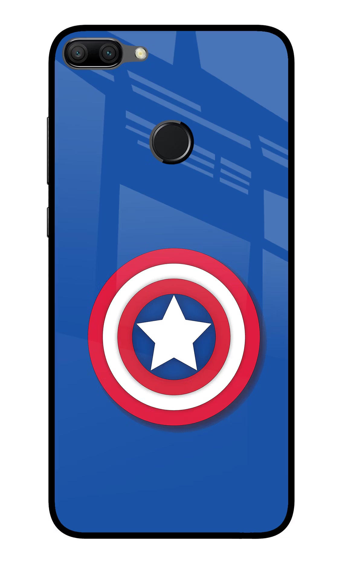Shield Honor 9N Glass Case Back Cover by Casekaro