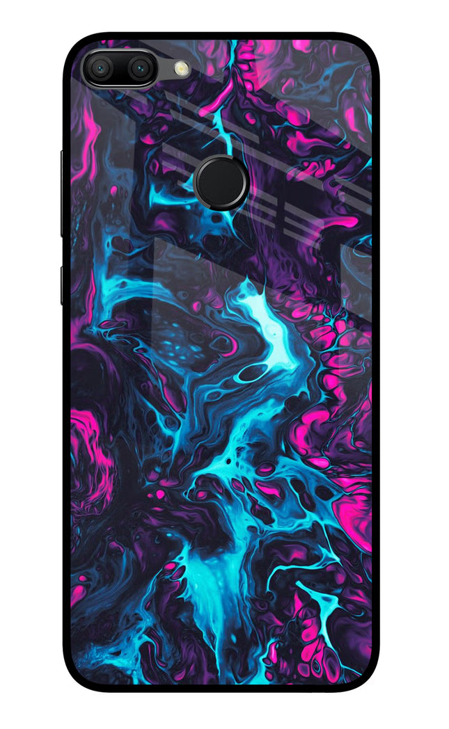 Abstract Honor 9N Glass Case Back Cover by Casekaro
