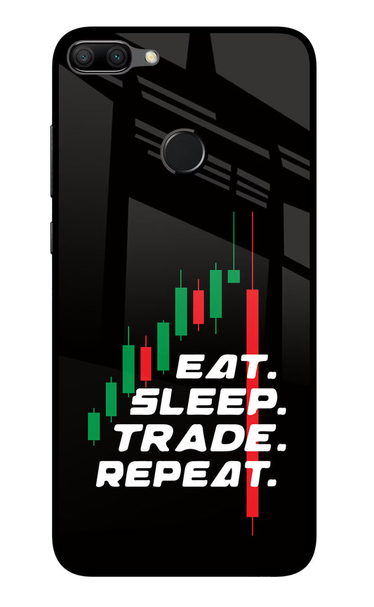 Eat Sleep Trade Repeat Honor 9N Glass Case