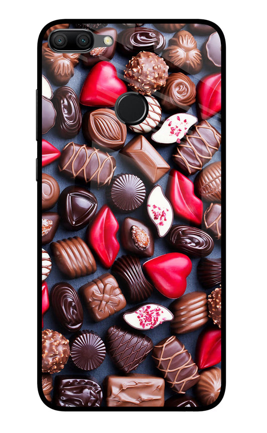 Chocolates Honor 9N Glass Case