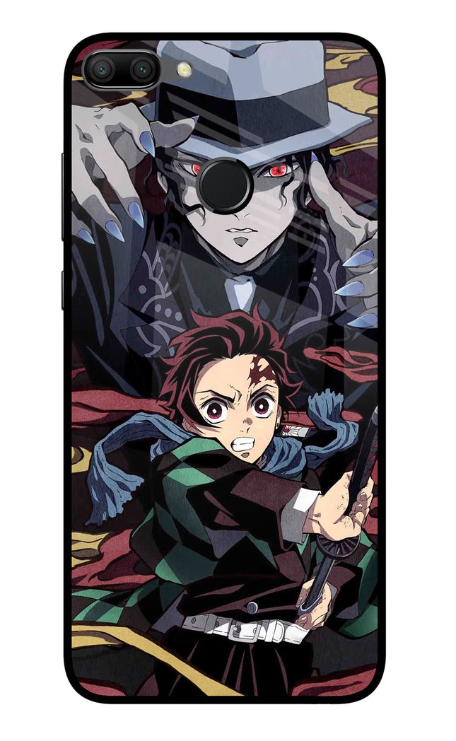 Demon Slayer Honor 9N Glass Case Back Cover by Casekaro