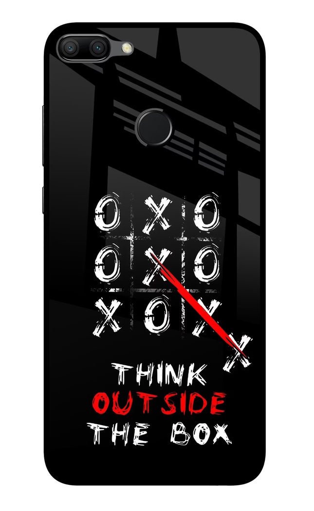 Think out of the BOX Honor 9N Glass Case Back Cover by Casekaro