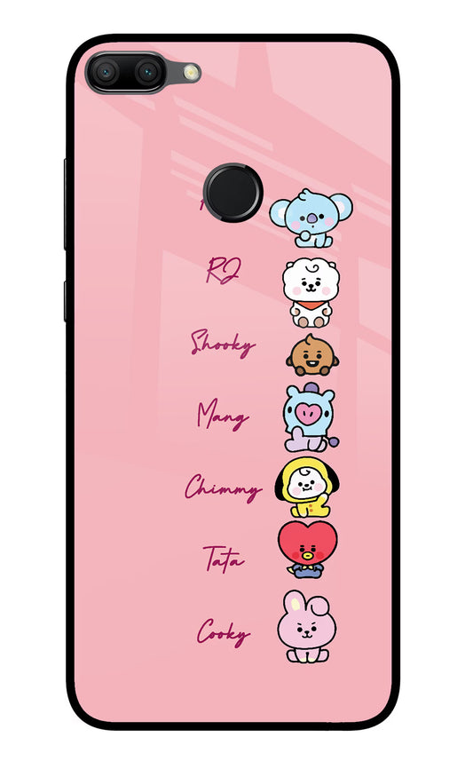 BTS names Honor 9N Glass Case