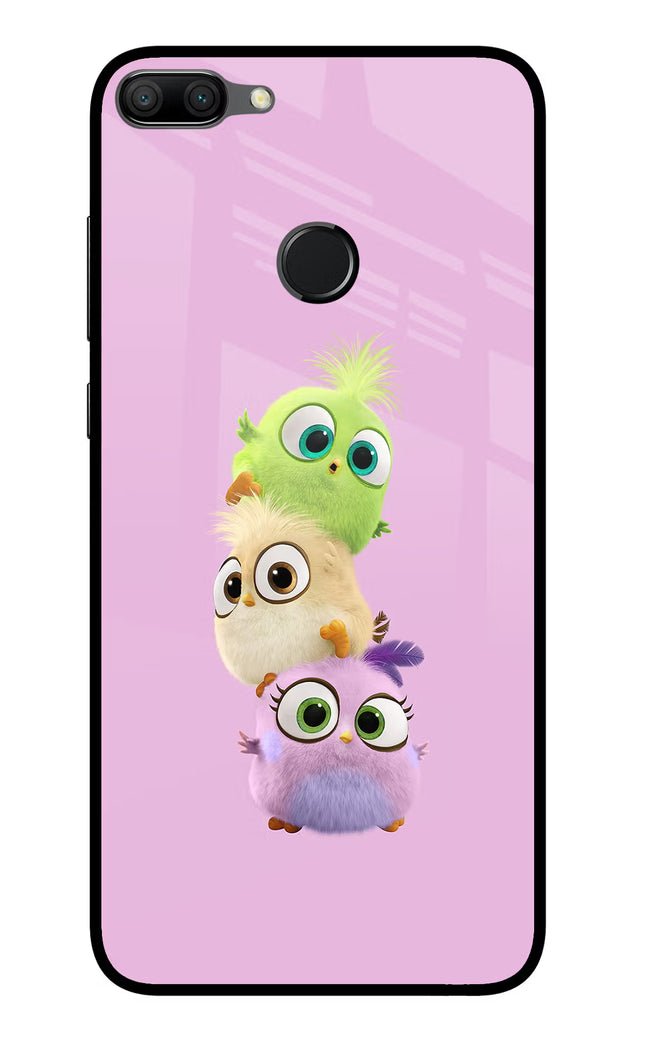 Cute Little Birds Honor 9N Glass Case Back Cover by Casekaro