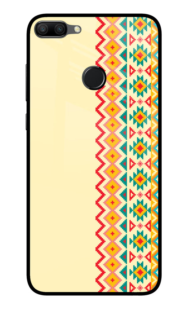 Ethnic Seamless Honor 9N Glass Case Back Cover by Casekaro
