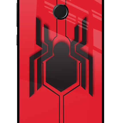 Spider Honor 9N Glass Case Back Cover by Casekaro