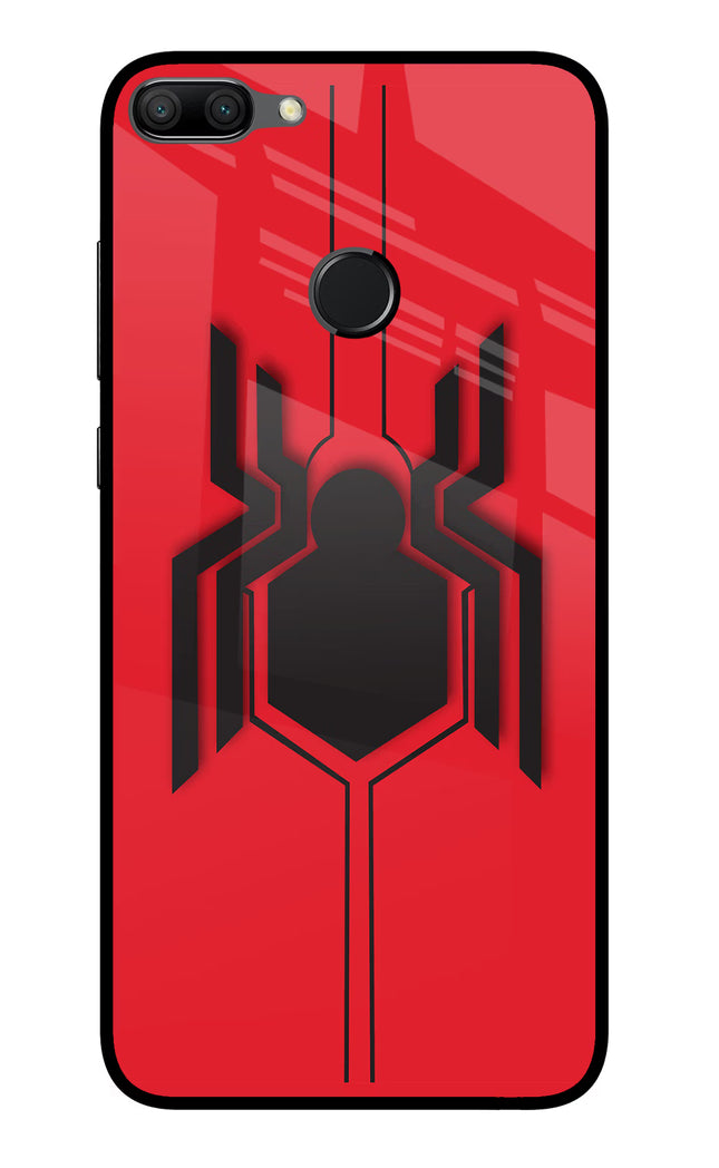 Spider Honor 9N Glass Case Back Cover by Casekaro