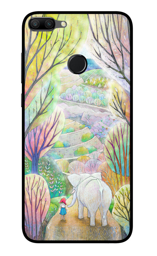 Nature Painting Honor 9N Glass Case