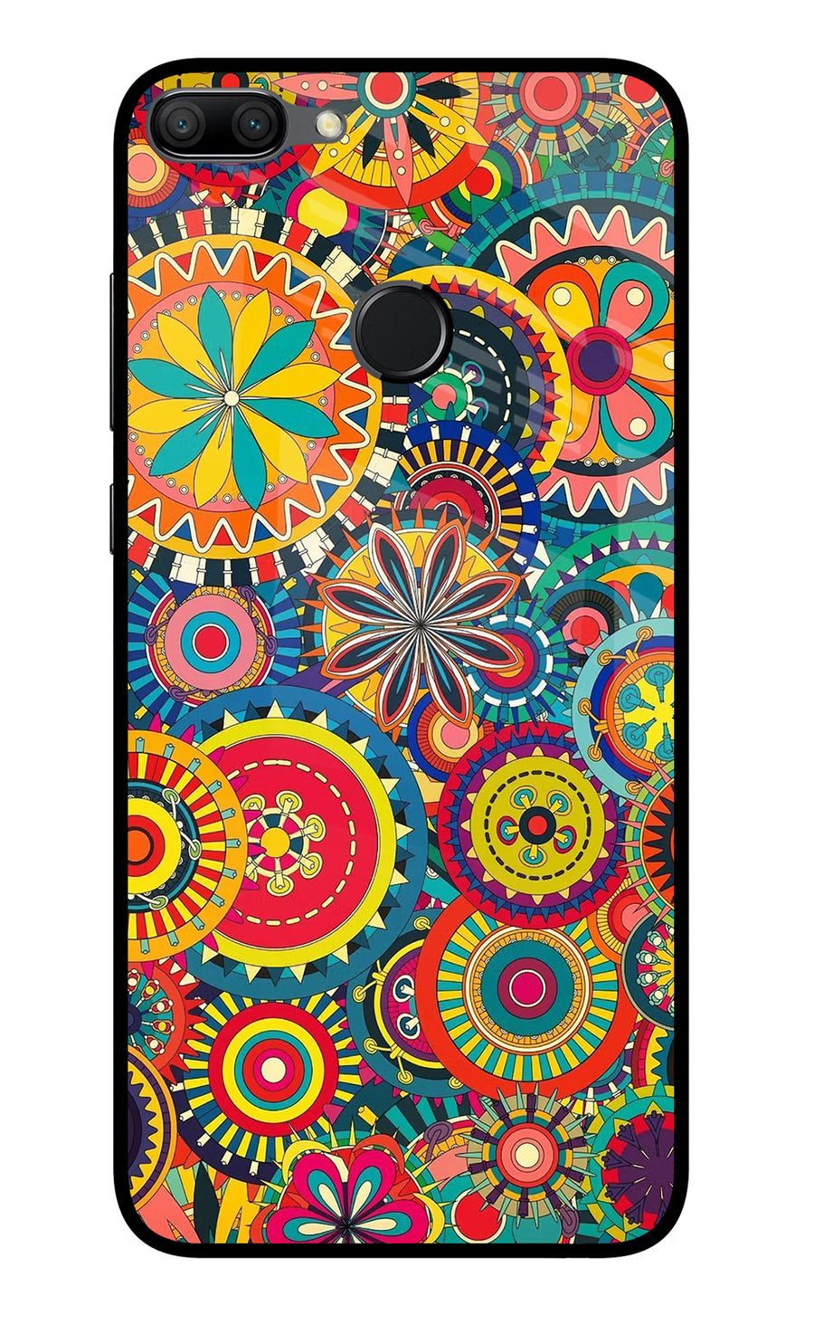 Gol Gol Art Honor 9N Back Cover, Glass case