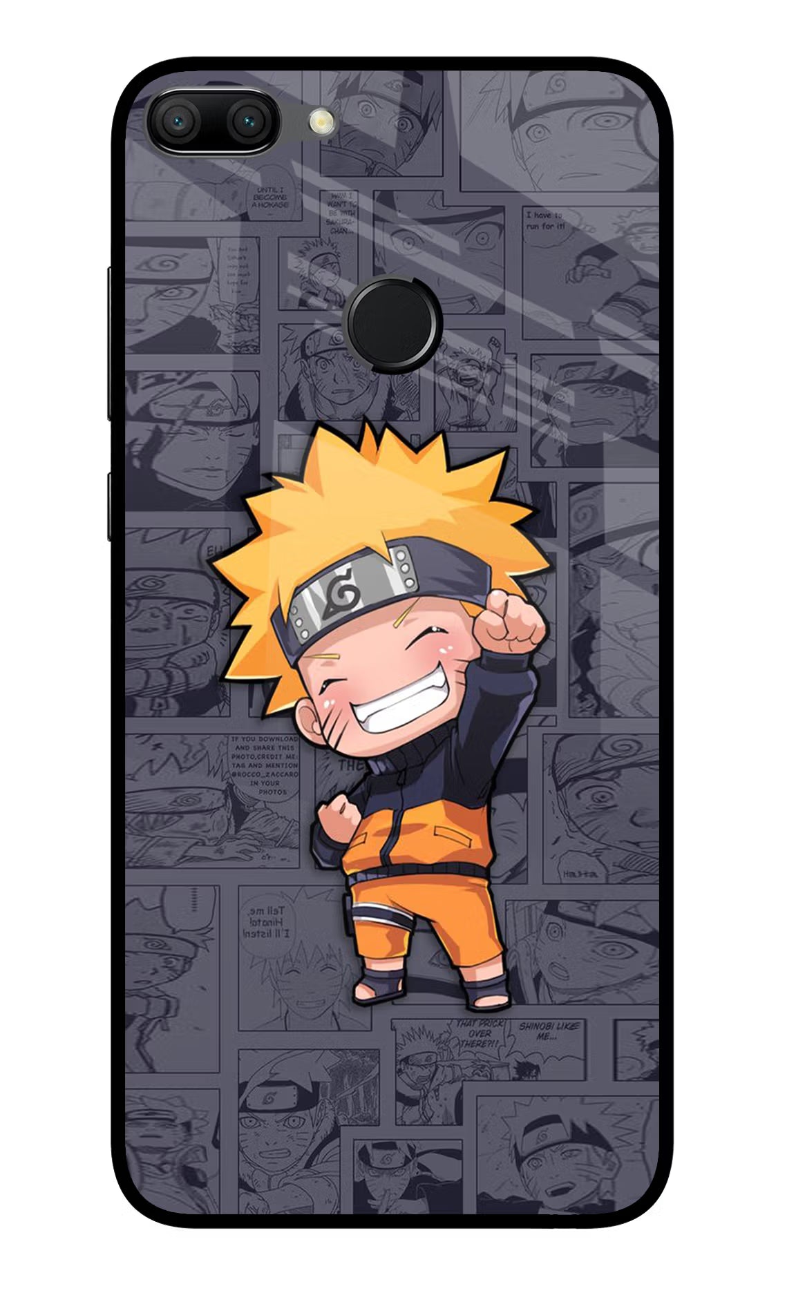 Chota Naruto Honor 9N Glass Case Back Cover by Casekaro
