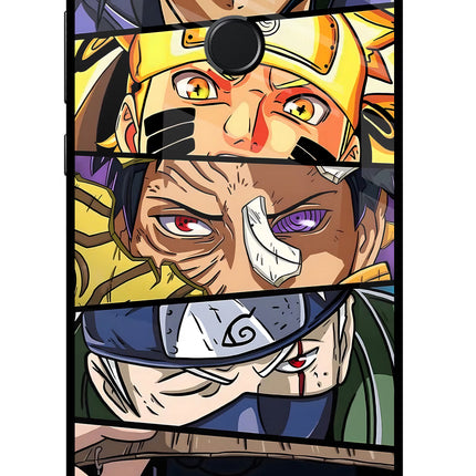 Naruto Character Honor 9N Glass Case Back Cover by Casekaro