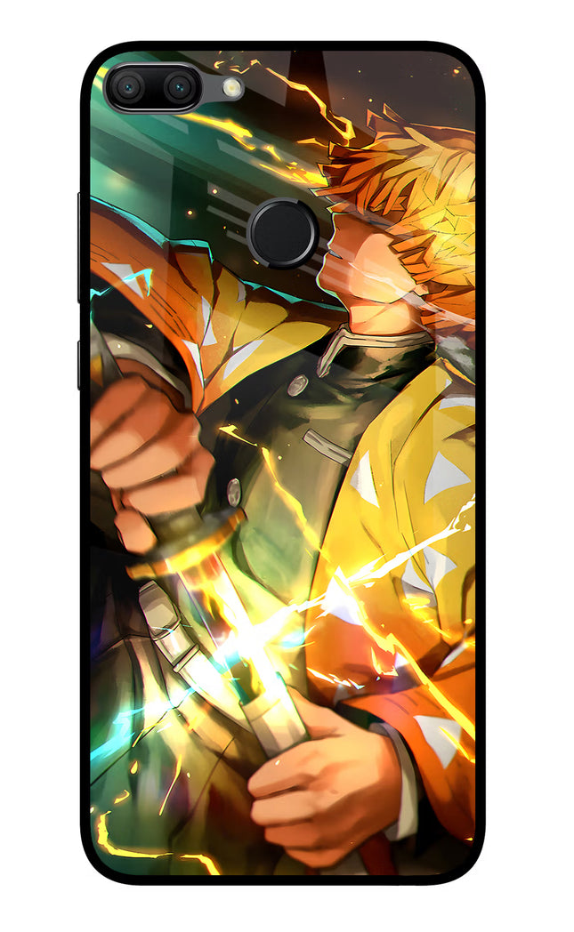 Demon Slayer Honor 9N Glass Case Back Cover by Casekaro