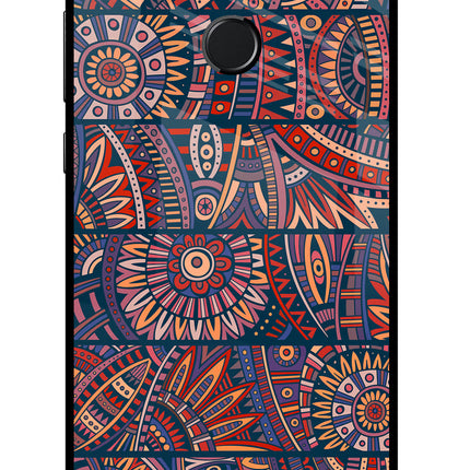 African Culture Design Honor 9N Glass Case Back Cover by Casekaro