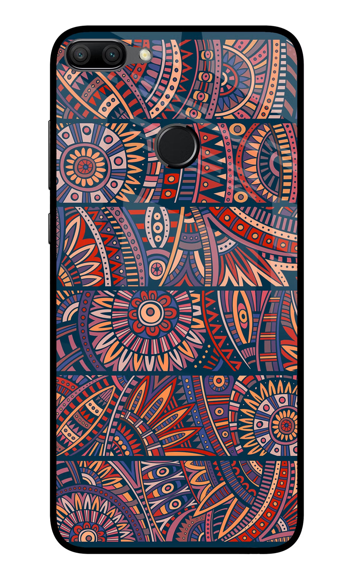 African Culture Design Honor 9N Glass Case