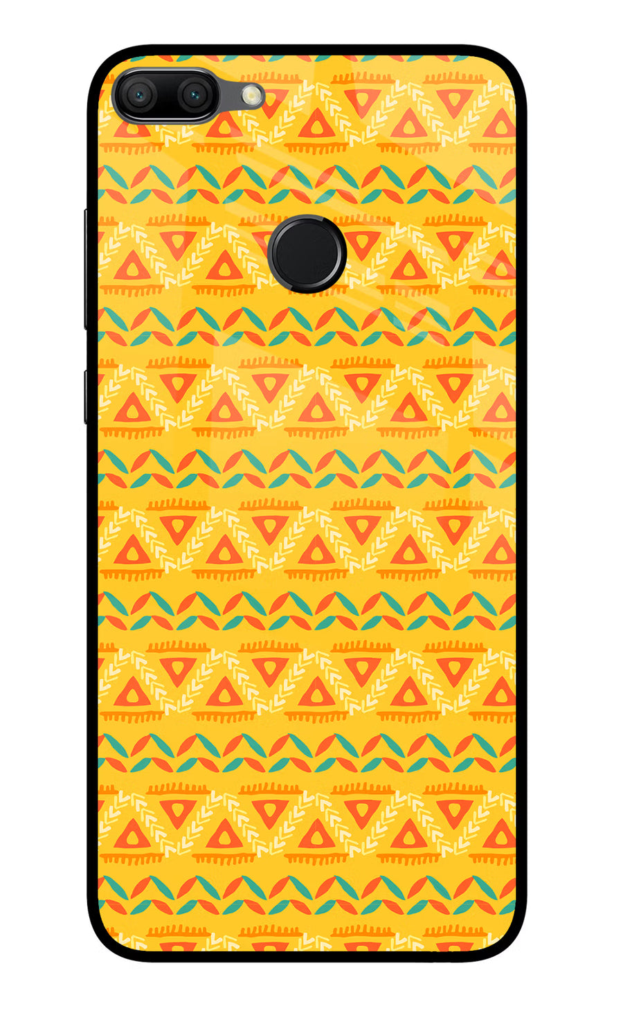 Tribal Pattern Honor 9N Back Cover, Glass case