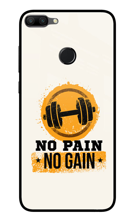 No Pain No Gain Honor 9N Glass Case