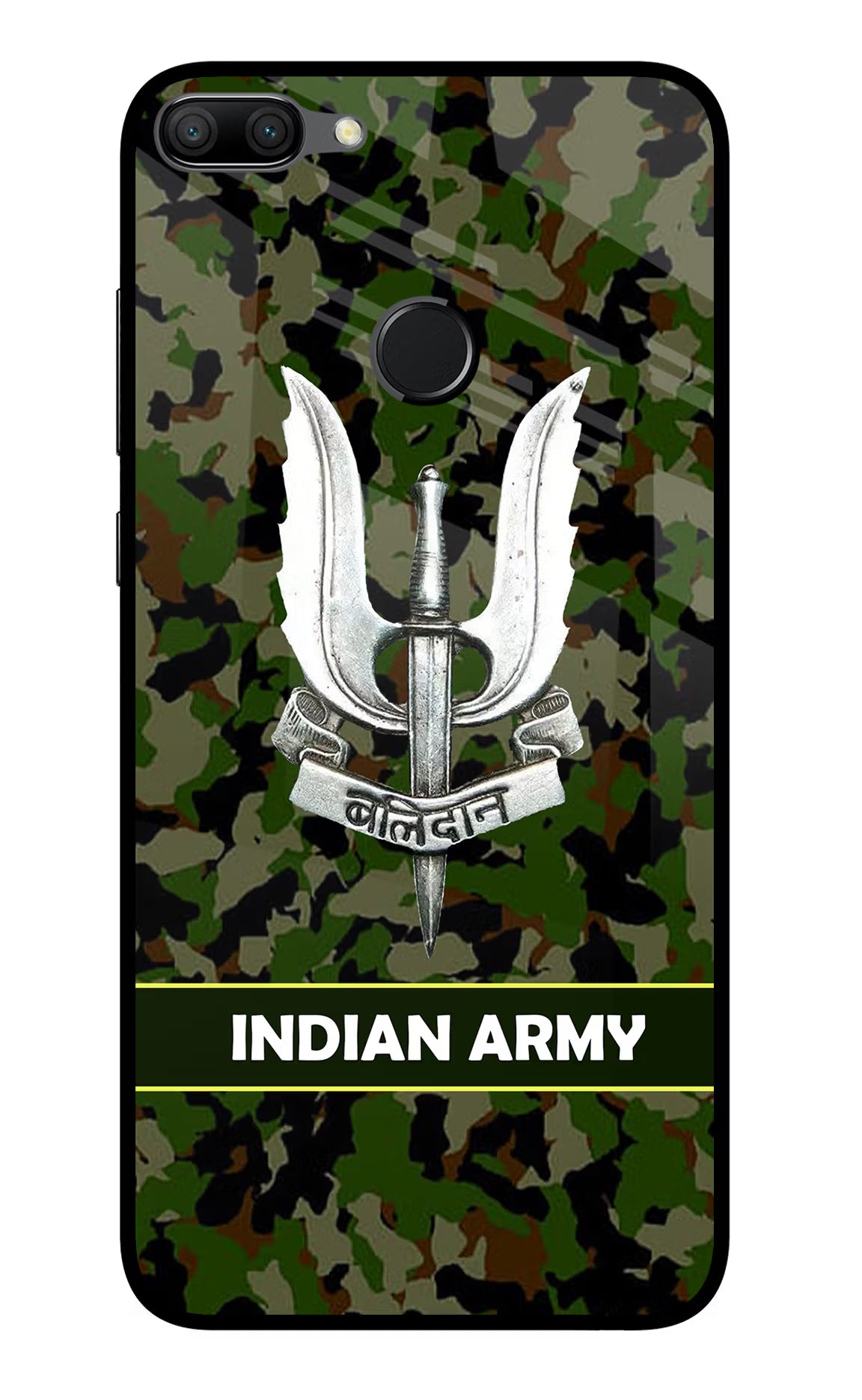 Balidan Indian Logo Honor 9N Glass Case Back Cover by Casekaro
