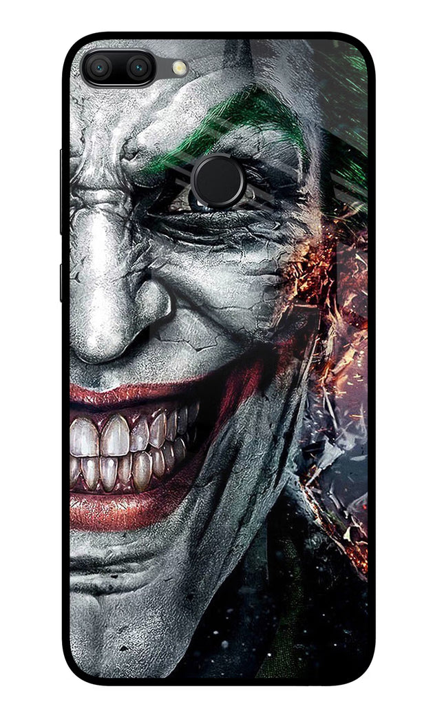 Joker Cam Honor 9N Glass Case Back Cover by Casekaro