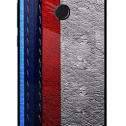 BMW Stripes Honor 9N Glass Case Back Cover by Casekaro