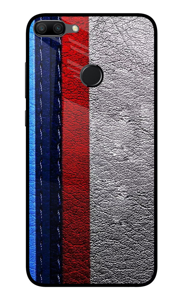 BMW Stripes Honor 9N Glass Case Back Cover by Casekaro