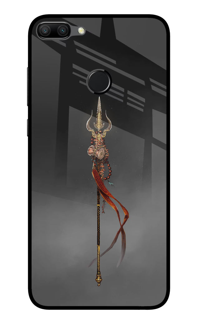 Shiv Trishul Honor 9N Glass Case Back Cover by Casekaro