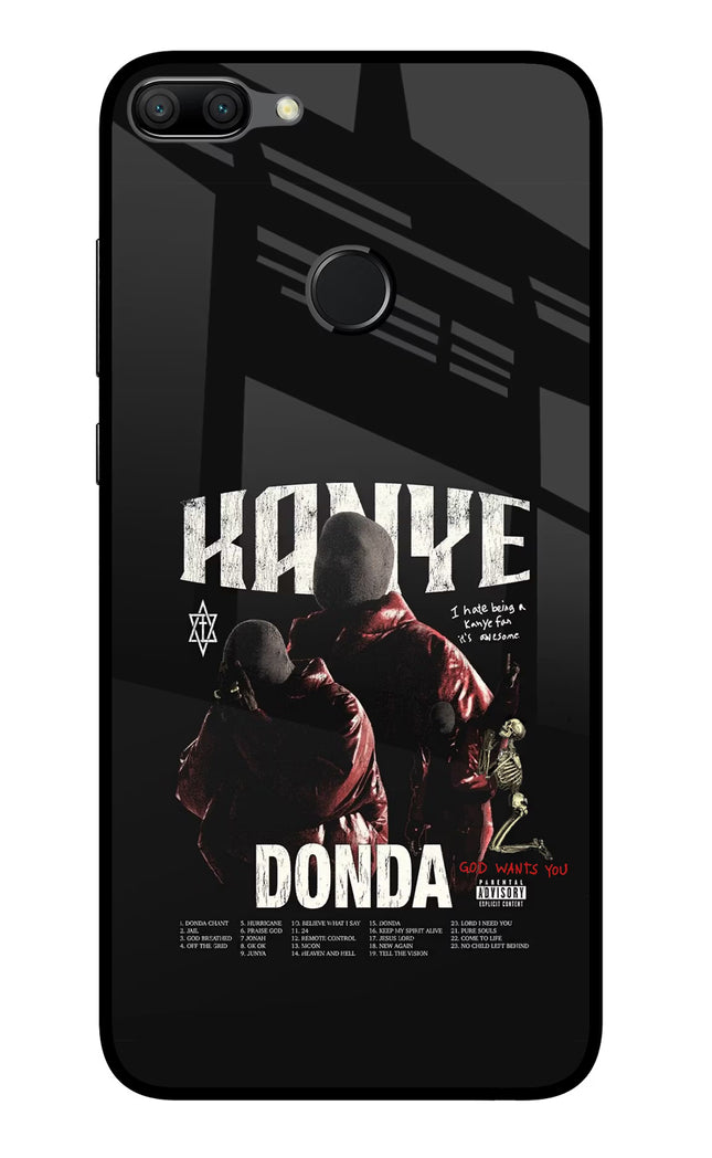 Donda Kanye West Honor 9N Glass Case Back Cover by Casekaro
