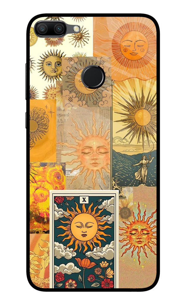 Sun Honor 9N Glass Case Back Cover by Casekaro