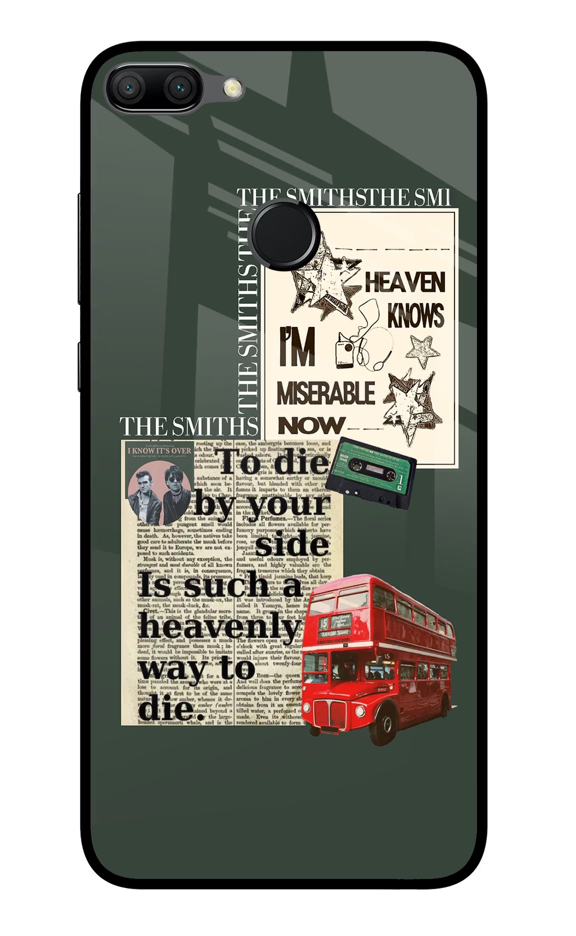 The Smiths Honor 9N Glass Case Back Cover by Casekaro