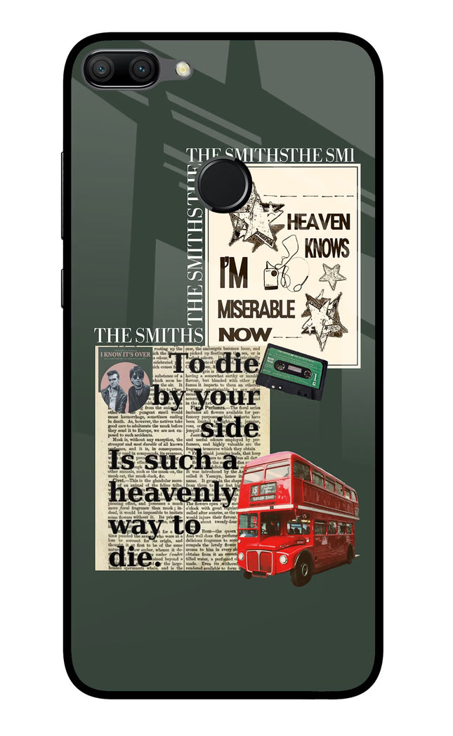 The Smiths Honor 9N Glass Case Back Cover by Casekaro