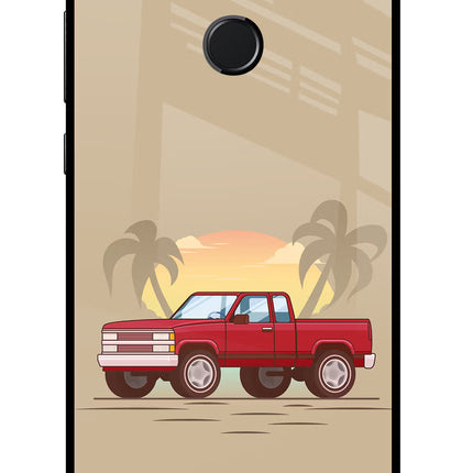 Desert Classic Drive Honor 9N Glass Case Back Cover by Casekaro