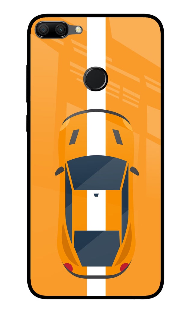 Highway Pursuit Honor 9N Glass Case Back Cover by Casekaro