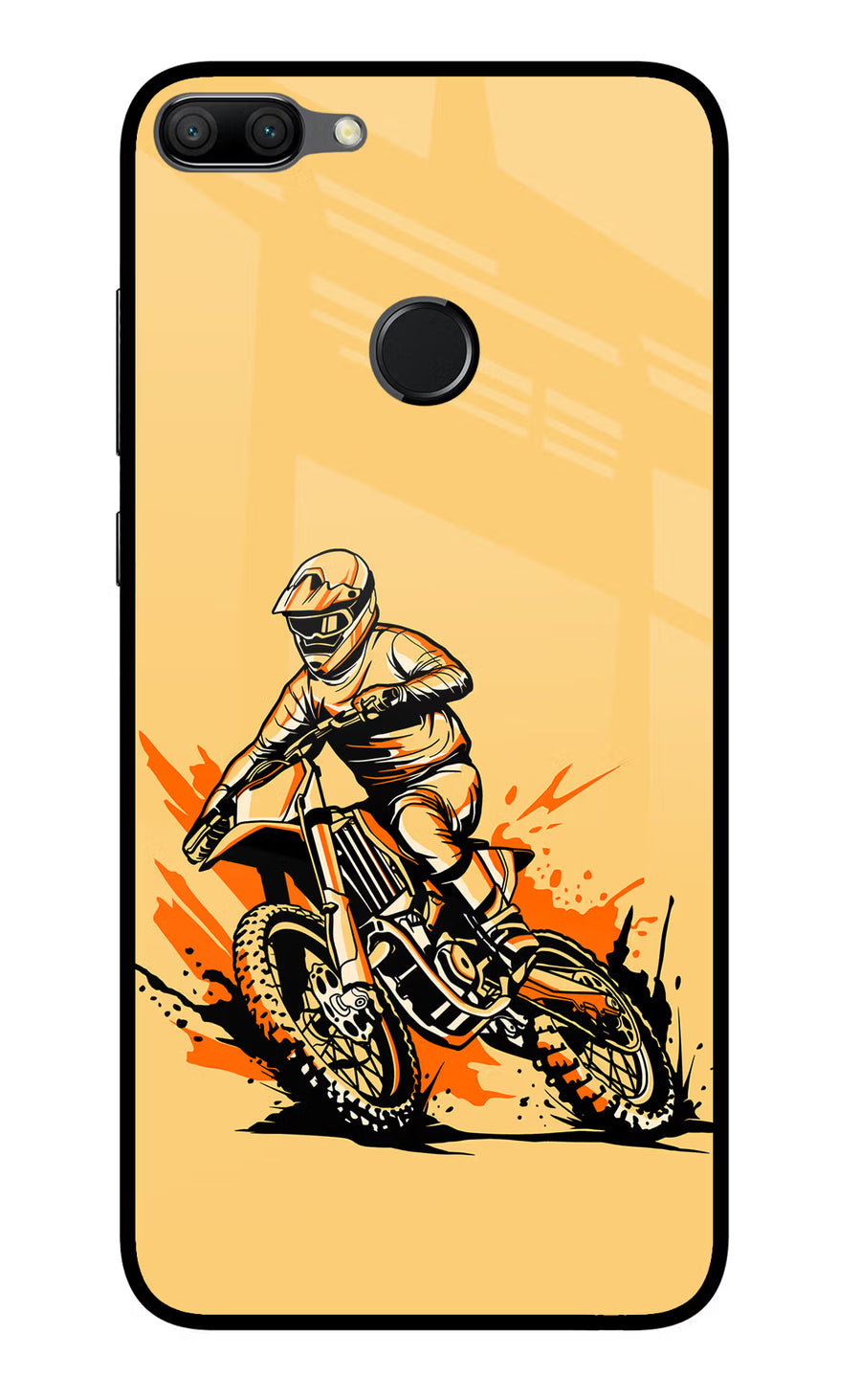 Off-Road Fury Honor 9N Back Cover, Glass case