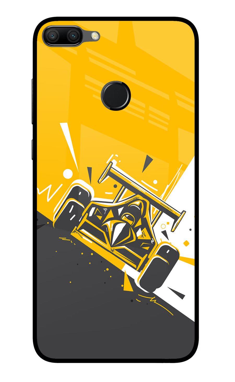 Track King Honor 9N Back Cover, Glass case