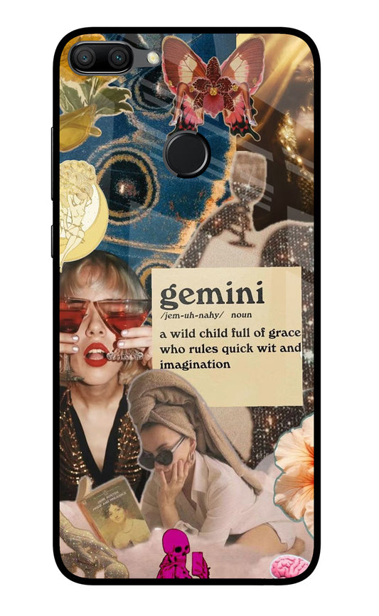 Gemini Zodiac Honor 9N Glass Case