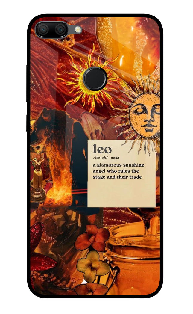Leo Zodiac Honor 9N Glass Case Back Cover by Casekaro