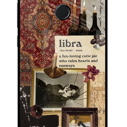 Libra Zodiac Honor 9N Glass Case Back Cover by Casekaro