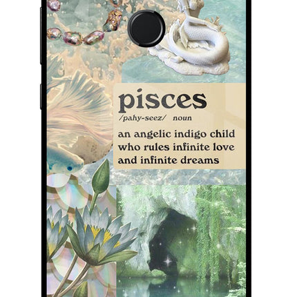 Pisces Zodiac Honor 9N Glass Case Back Cover by Casekaro