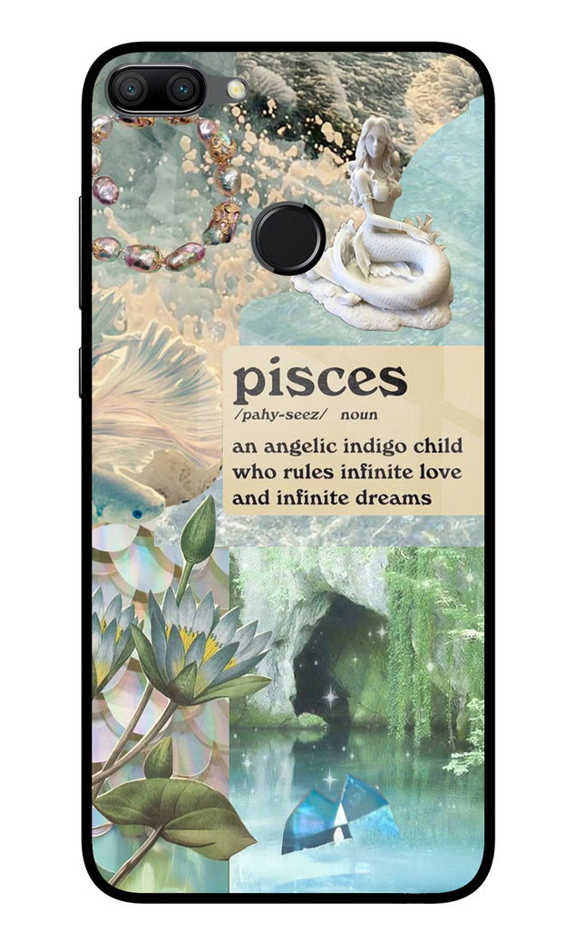 Pisces Zodiac Honor 9N Glass Case Back Cover by Casekaro