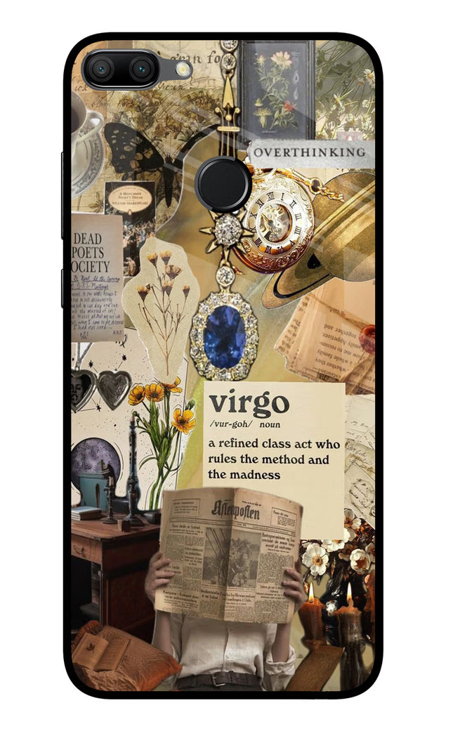 Virgo Zodiac Honor 9N Glass Case Back Cover by Casekaro