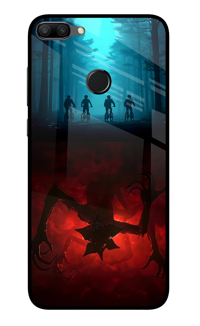 Ordinary Things Downside Up Honor 9N Glass Case Back Cover by Casekaro