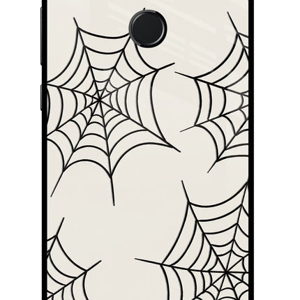 Spider Web Honor 9N Glass Case Back Cover by Casekaro