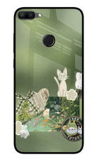 Aesthetic anime Honor 9N Glass Case